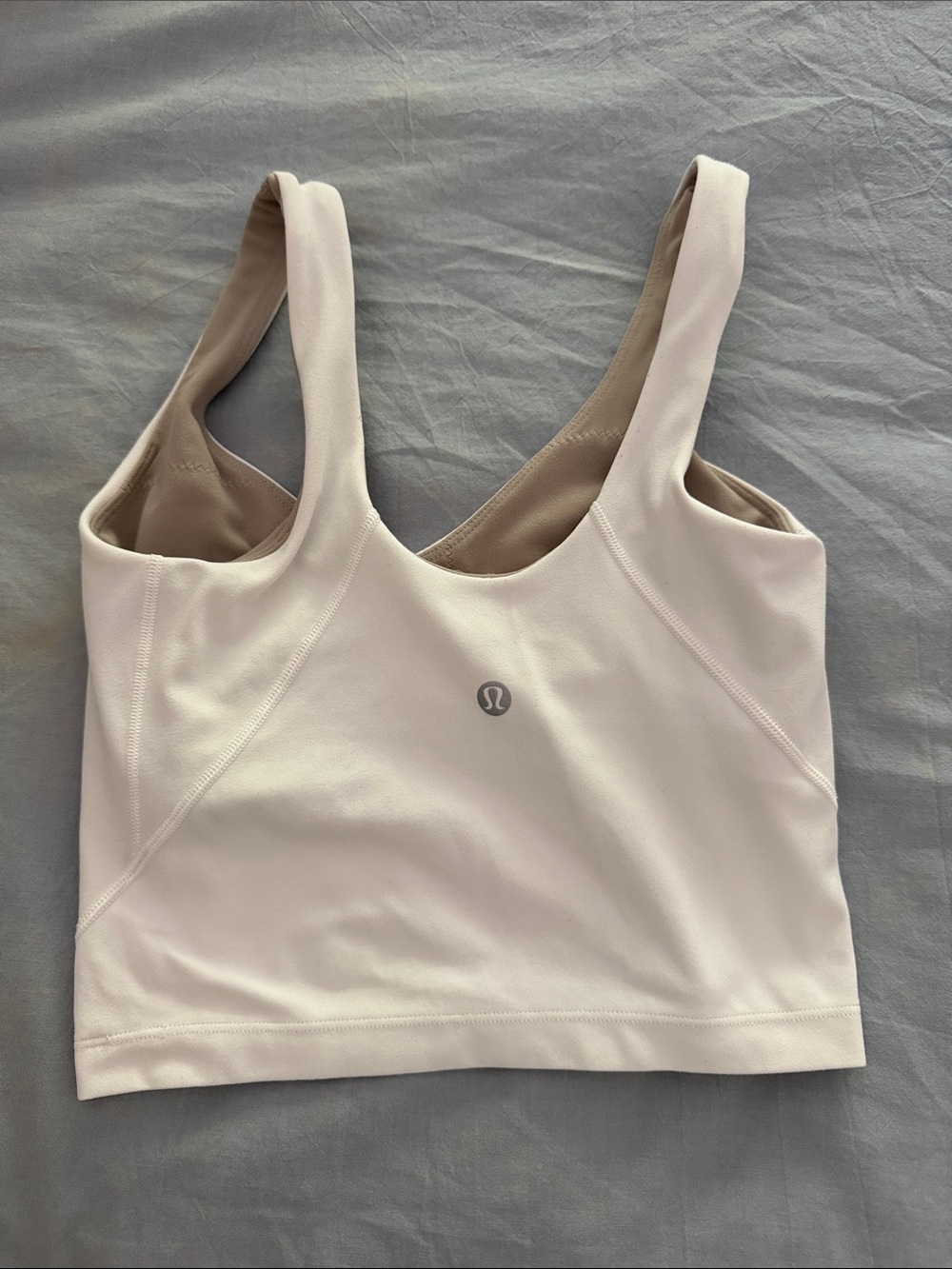 lululemon white Cropped Align Tank - Picture 2 of 2